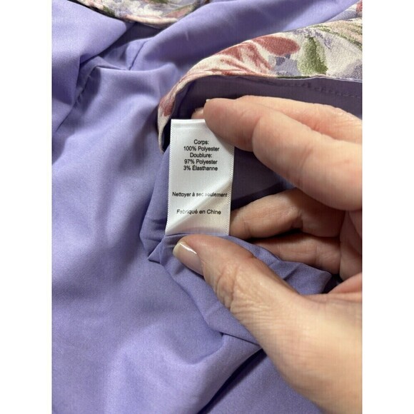 ASTR the Label Kiana Dress Light Purple Floral Small Ruffles Ruched Wedding - Picture 10 of 16